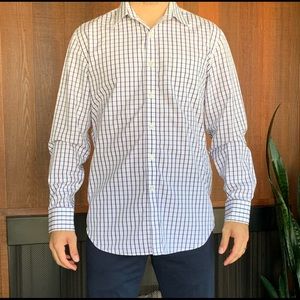 J Crew Purple Grid Thompson Shirt